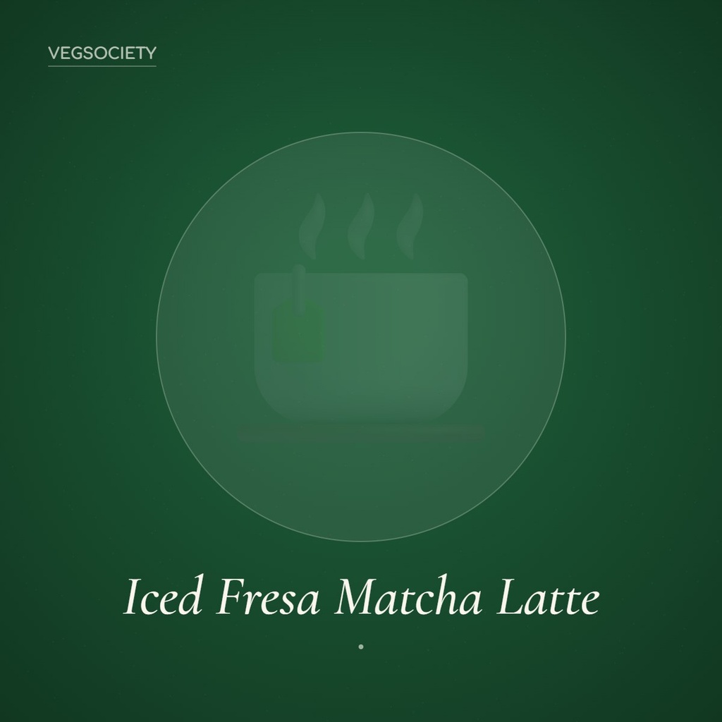 Iced Fresa Matcha Latte